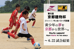 第6回「京都建物杯」JFA U-11 サッカーリーグ京都 ~6.22試合結果