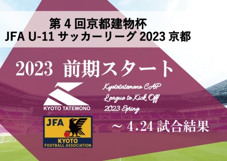 第4回「京都建物杯」JFA U-11 サッカーリーグ京都　結果表